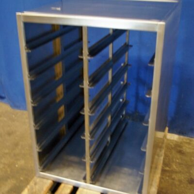 Regal / Tablettrückgabe Edelstahl75x90x106 cm