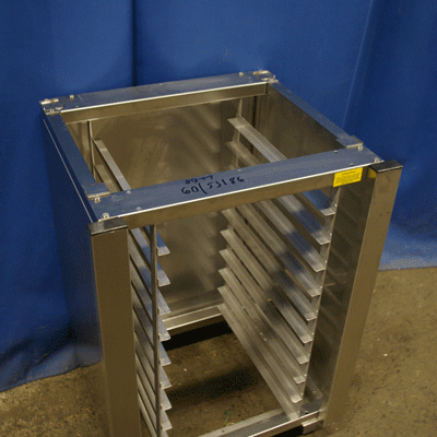 Unterbau Edelstahl 60x53x86 cm