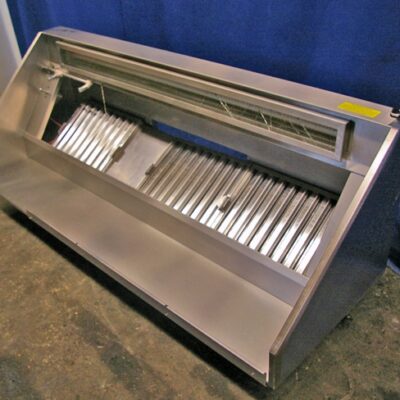 Abzugshaube Edelstahl, 185x 60x65 cm