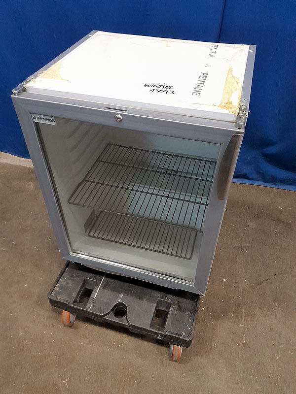 Kühlschrank mit Glastüre Alpeninox RUCR16G1V