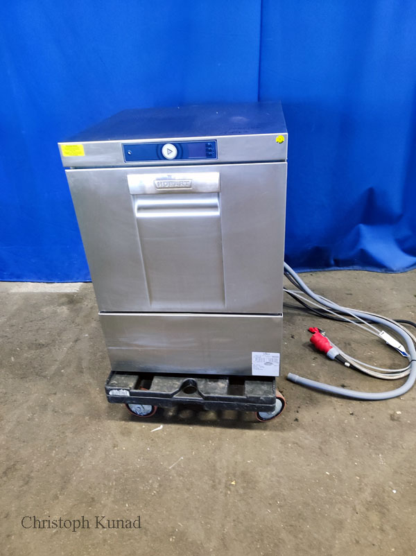Spülmaschine Hobart FXS 10A für Geschirr und Gläser 400 V, Frontlader 60x60x83 cm
