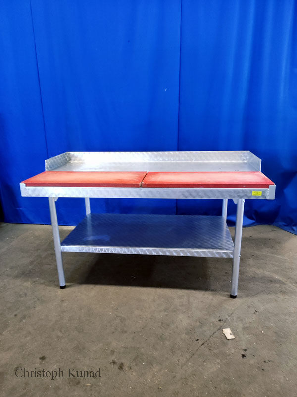 Zerlegetisch Alu 180x90x90 cm Stufentisch