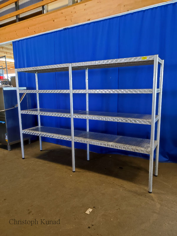 Regal Alu 256x56x180 cm