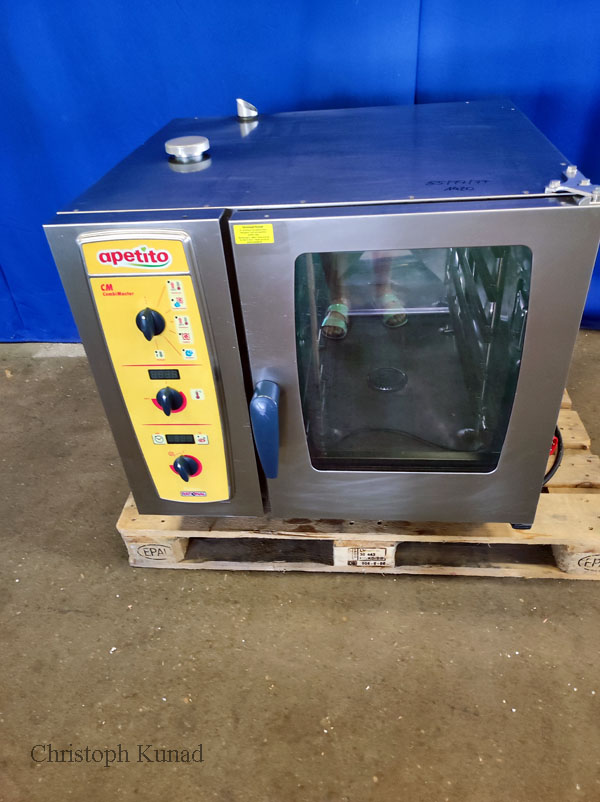 Kombidämpfer Rational CM 61 für 6 x 1/1 GN, Modell apetito