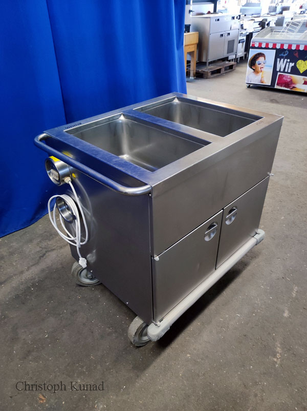 Bainmariewagen 2/1 GN fahrbar, 230 V