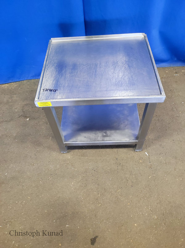 Unterbau Edelstahl 57x50x55 cm Gerätetisch Hocker