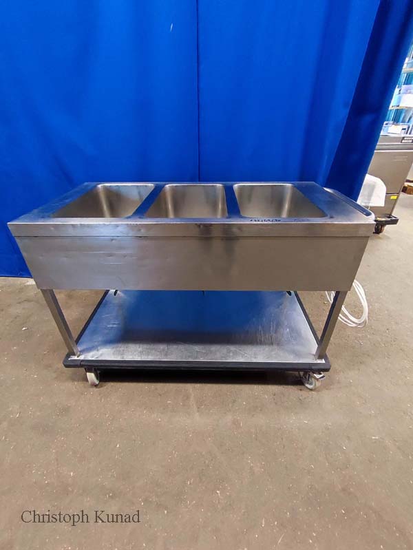 Bainmariewagen 3×1/1 GN, fahrbar