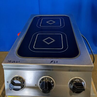 Herd 2 Platten Ceranfeld MKN 400 V Tischgerät 38x68x21 cm