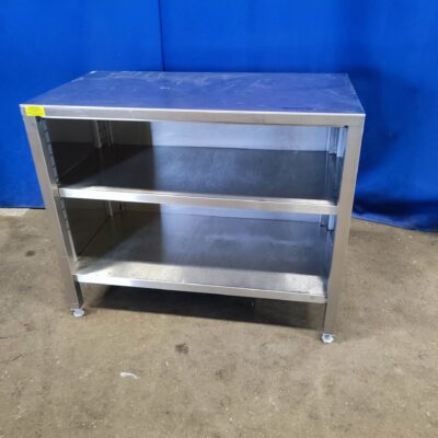 Arbeitsschrank Edelstahl offen 100x54x86 cm