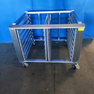 Unterbau Edelstahl fahrbar 90x71x71 cm