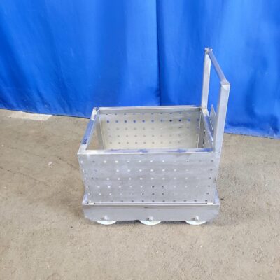 Transportwagen Rolli Edelstahl Kistenwagen Materialwagen