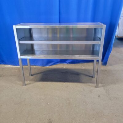 Tischaufsatzbord Edelstahl 140x40x110 cm