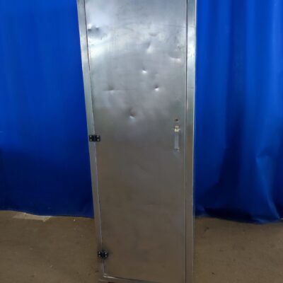 Spind Edelstahl Personalspind 60x60x200 cm, 1 Türe