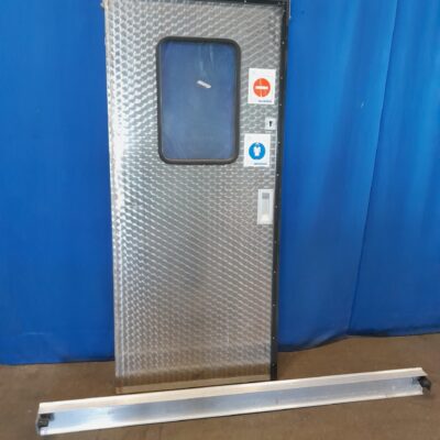 Tür Schiebetür Edelstahl Betriebsraumtüre Kühlraumtüre Schlachtraum Zerlegeraum