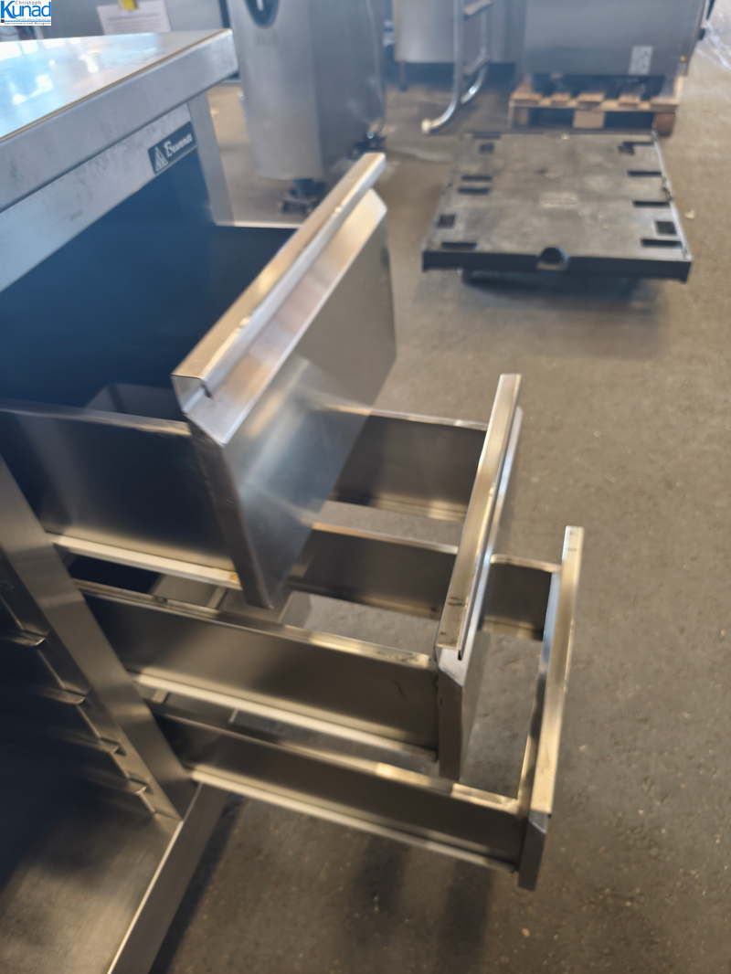 Arbeitsschrank Edelstahl 270x60x90 cm – Bild 3