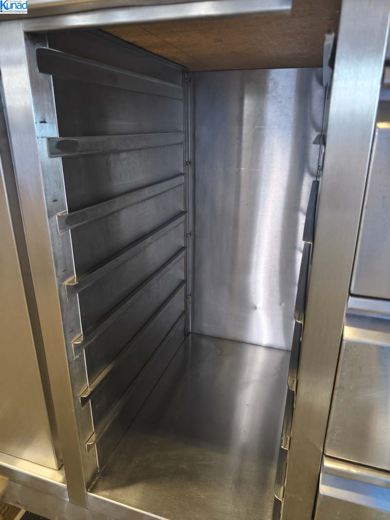 Arbeitsschrank Edelstahl 270x60x90 cm – Bild 4