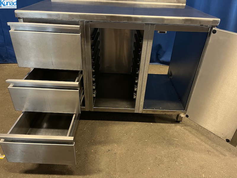 Arbeitsschrank Edelstahl 120x67x86 cm – Bild 4