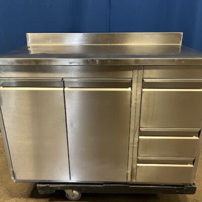 Arbeitsschrank Edelstahl 137x70x95 cm