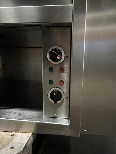 Kochzeile Edelstahl mit Multibräter / Tiefbräter Berner 269x70x70 cm – Bild 4