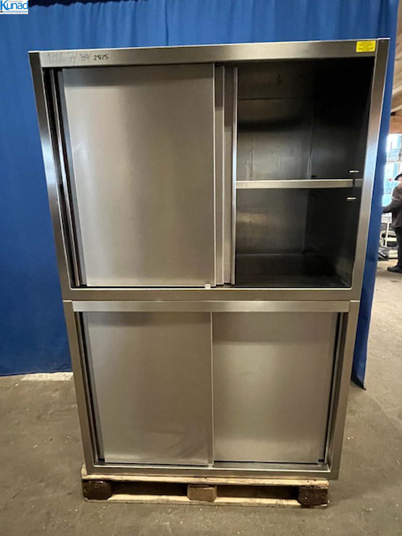 Schrank Edelstahl 120x67x180 cm Geschirrschrank Hochschrank