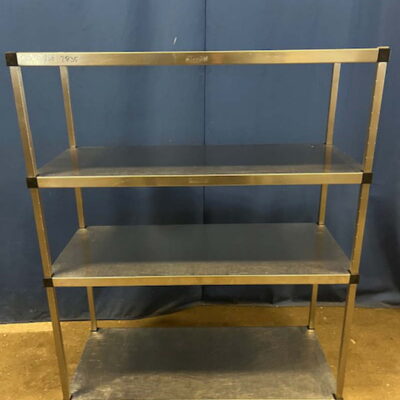 Regal Edelstahl 120x50x156 cm RIEBER