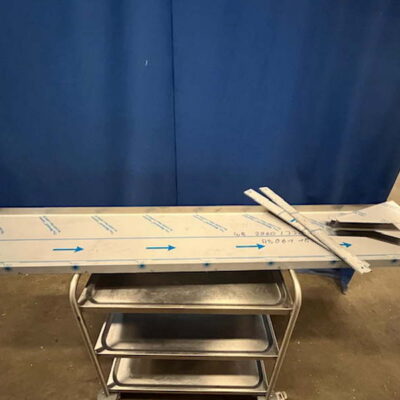 Wandbord Regal Ablage Edelstahl 200x33x4 cm NEU