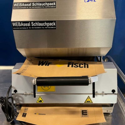 Verpackungsmaschine Schlauchpack WEBAseal DL Soud V Fischverpackungsgerät 230 V