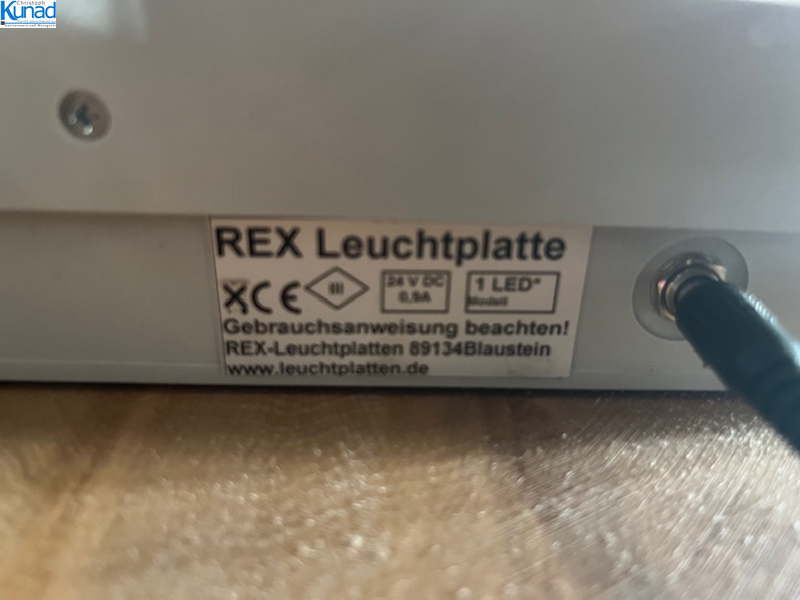 Leuchtplatte REX Leuchtkasten 42x27x6 cm – Bild 2