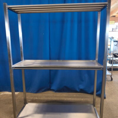 Regal Abhängeregal Edelstahl 150x50x200 cm