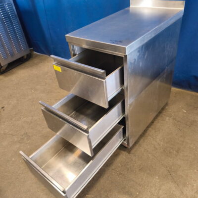 Arbeitsschrank Edelstahl 43x70x86 cm Schubladenblock