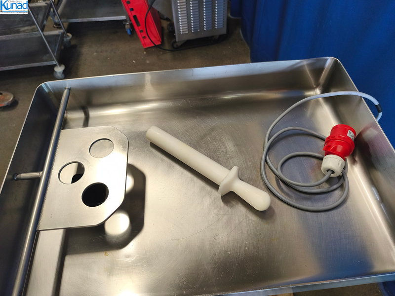 Fleischwolf Bizerba FW-32S/2 Edelstahl Standmodell fahrbar – Bild 7