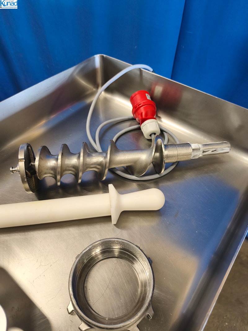 Fleischwolf Bizerba FW-32S/2 Edelstahl Standmodell fahrbar – Bild 4