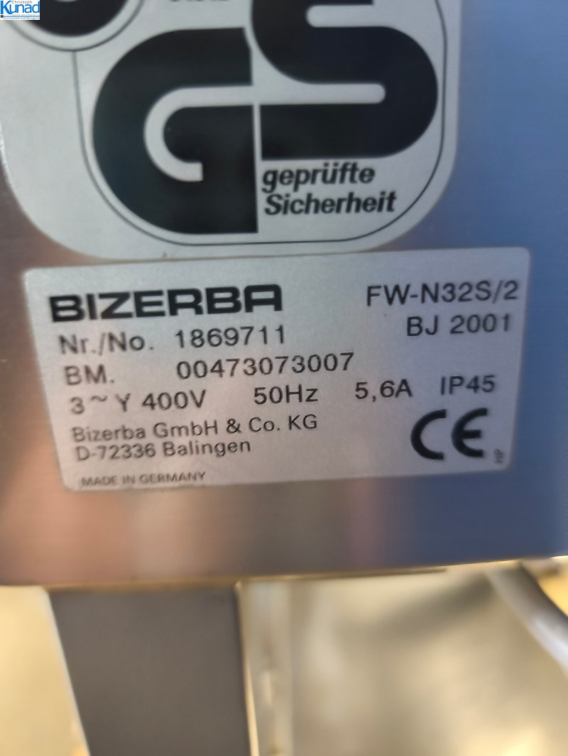 Fleischwolf Bizerba FW-32S/2 Edelstahl Standmodell fahrbar – Bild 2