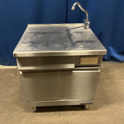 Arbeitsschrank Edelstahl 75x70x86 cm