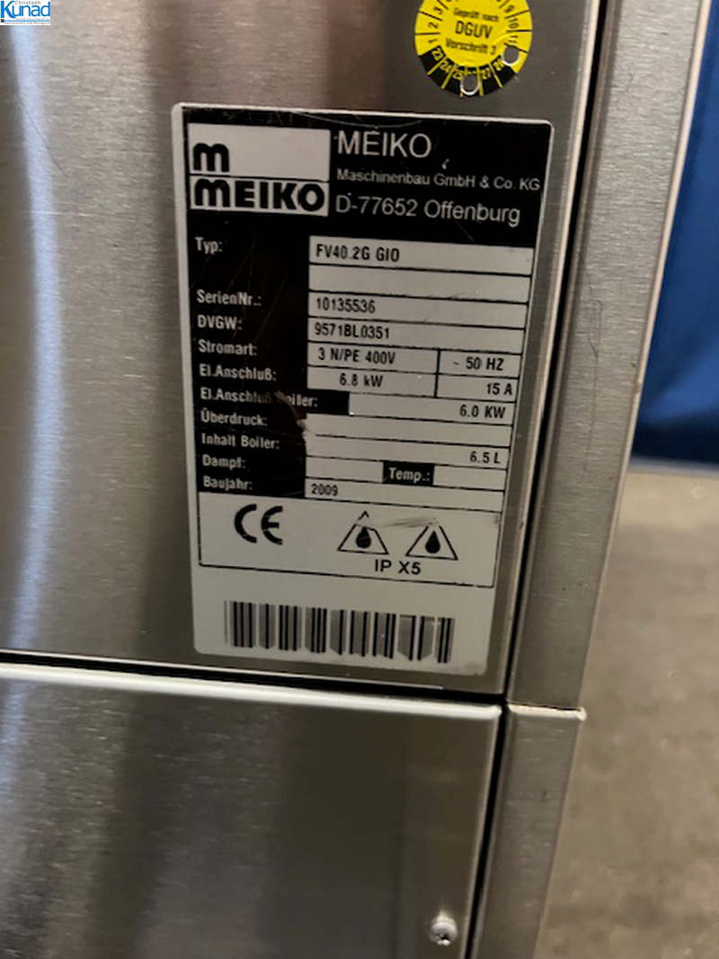 Spülmaschine Meiko FV40.2G GiO Gläserspülmaschine mit Umkehr-Osmose – Bild 9