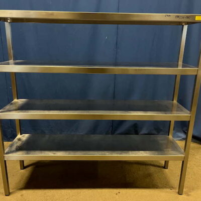 Regal Edelstahl 188x50x180 cm