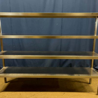 Regal Edelstahl 238x50x180 cm