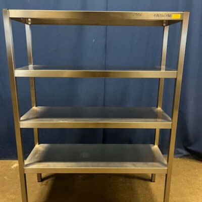 Regal Edelstahl 138x50x180 cm