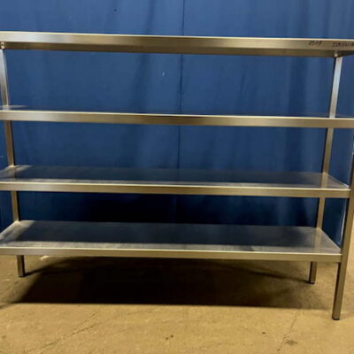 Regal Edelstahl 238x50x180 cm