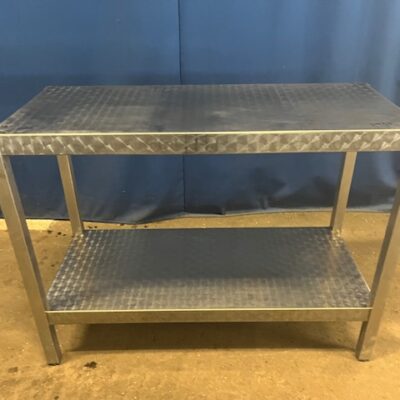 Arbeitstisch Edelstahl 110x50x86 cm