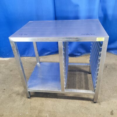 Unterbau Edelstahl 57x86x83 cm für Kombidämpfer o. Ähnliches