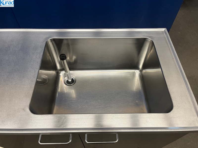 Spülschrank Spülzentrum Edelstahl 240x60x90 cm 1 Becken mit Ausgussbecken – Bild 5