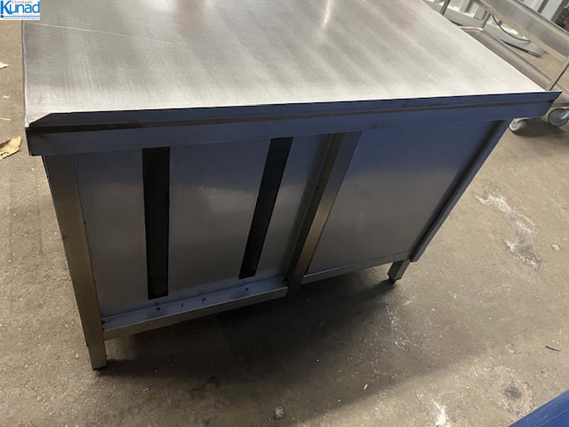 Arbeitsschrank Edelstahl 110x88x86 cm – Bild 2