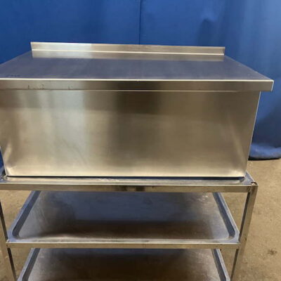 Schreibpult Ablage Arbeitsplatte Edelstahl 100x60x40 cm