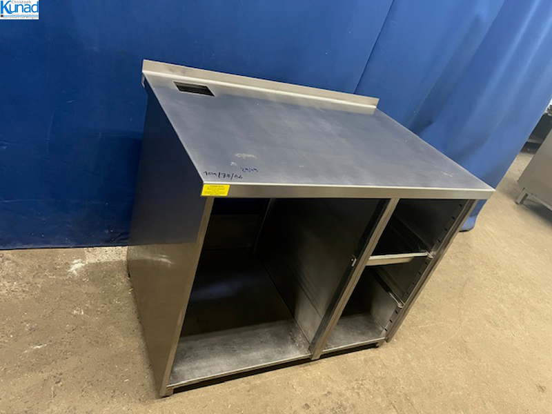 Arbeitsschrank Edelstahl 104x70x86 cm Unterbau z. B. für Kombidämpfer – Bild 2