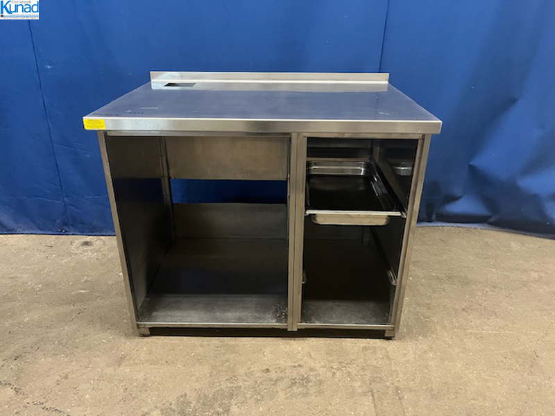 Arbeitsschrank Edelstahl 104x70x86 cm Unterbau z. B. für Kombidämpfer