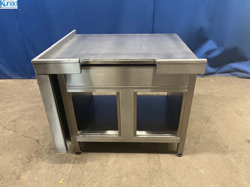 Unterbau Edelstahl 90x80x86 cm z. B. für Kombidämpfer – Bild 3