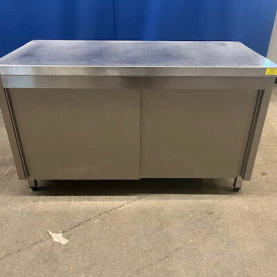 Arbeitsschrank Edelstahl 140x65x86 cm