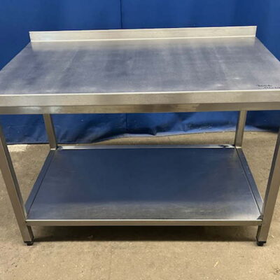 Arbeitstisch Edelstahl 120x70x86 cm