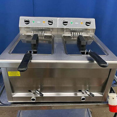 Fritteuse VEGA 2 Becken 8-10 Liter Doppelfritteuse